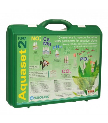 Zoolek Aquaset 2 Flora Zestaw testów Walizka