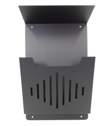 Kosz na ulotki/reklamy z daszkiem