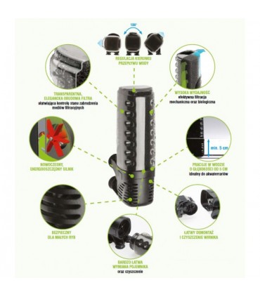 AQUAEL ASAP 300 Filtr Wewnętrzny