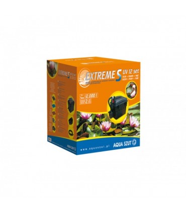 Zestaw Aqua Szut EXTREME S UV 12 Filtr + Pompa + Lampa + wąż + dysze