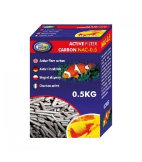 Aqua Nova Węgiel Aktywny NCR 0,5kg + Woreczek siatkowy
