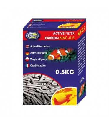 Aqua Nova Węgiel Aktywny NCR 0,5kg + Woreczek siatkowy
